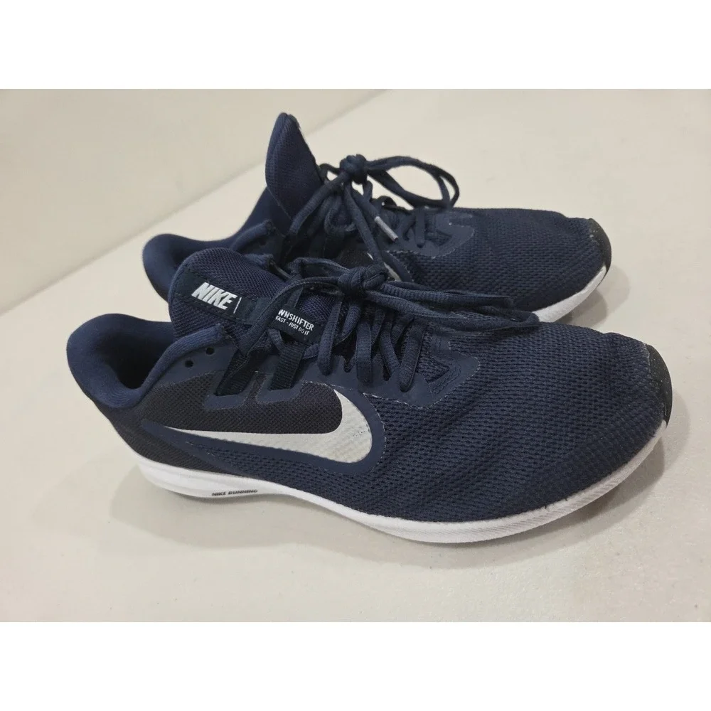 Nike Downshifter 9 Men's Size 7.5 Blue Running Training Sneakers AR4946-400